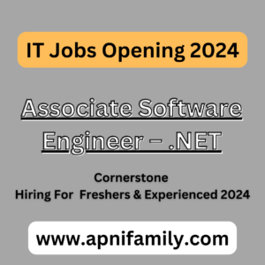 IT Jobs For Freshers and Experienced – Cornerstone