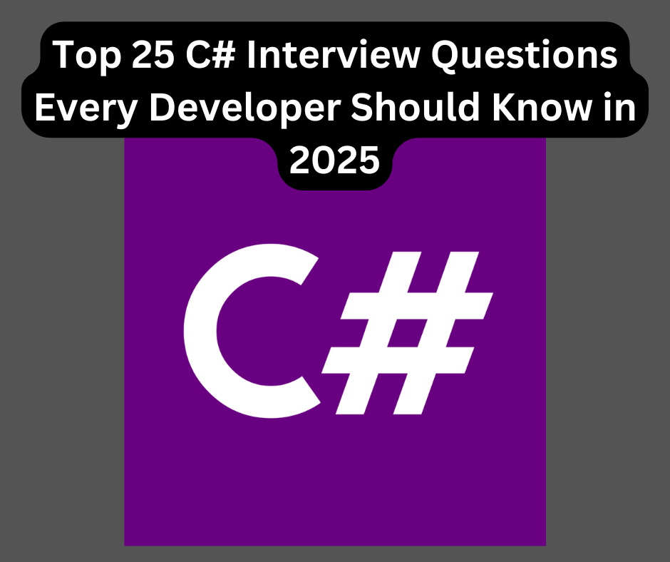 Top 25 C# Interview Questions Every Developer Should Know in 2025